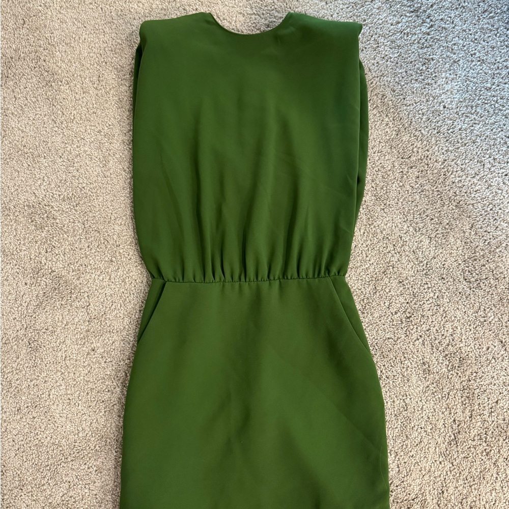 Amanda Uprichard Green Mini Dress
